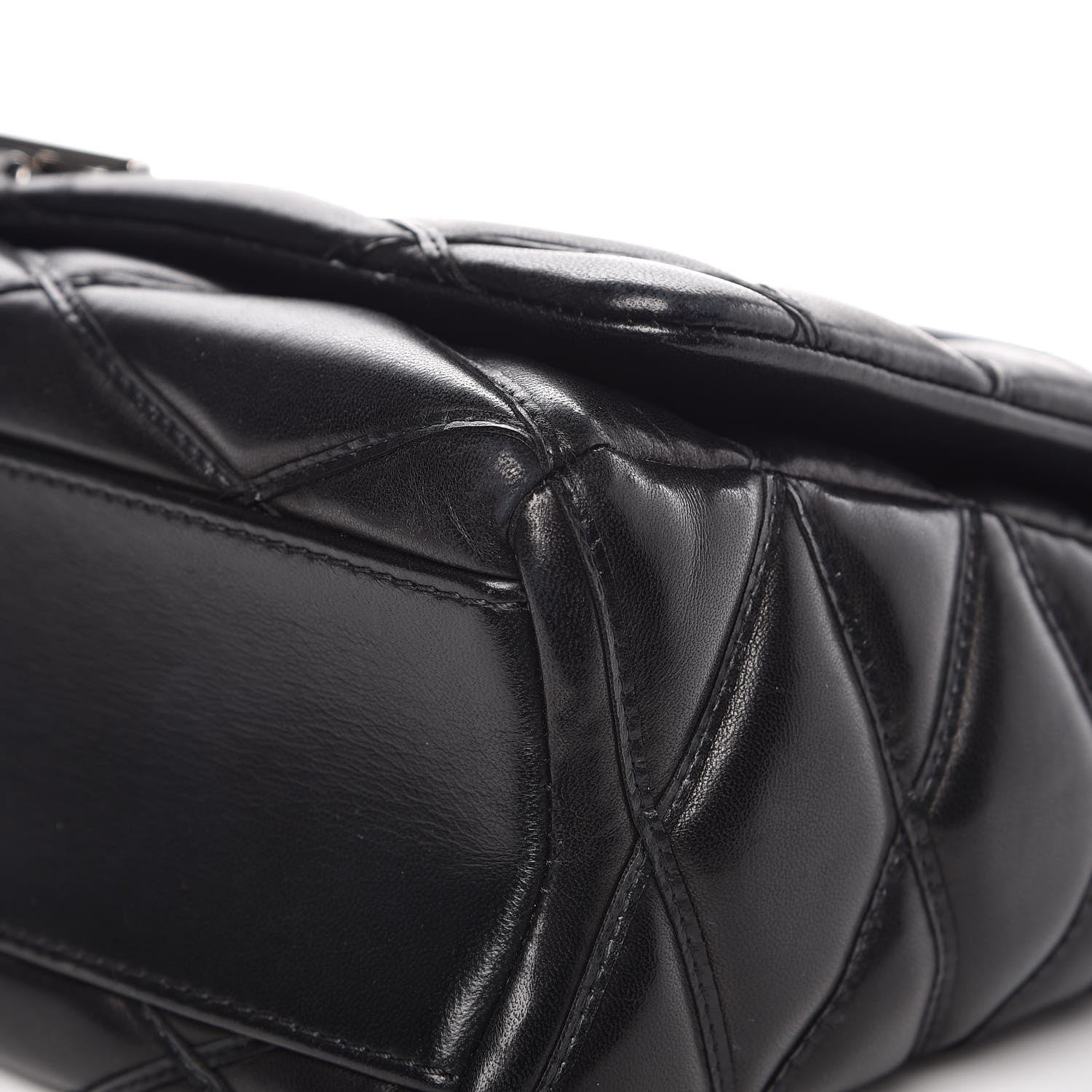 Louis Vuitton Lambskin Malletage GO-14 MM Black 12 of 13