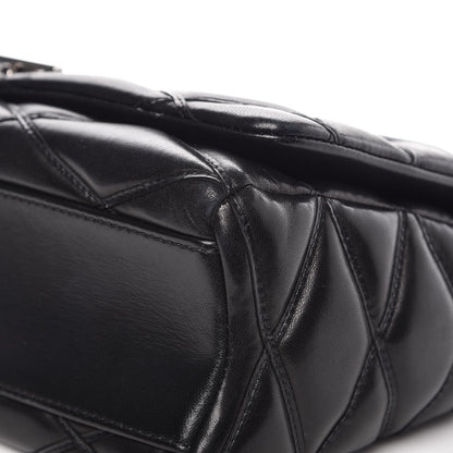Louis Vuitton Lambskin Malletage GO-14 MM Black 12 of 13