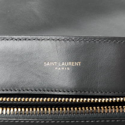 Saint Laurent Calfskin Y Quilted Monogram Medium Loulou Chain Satchel Storm 6 of 12