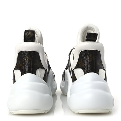 Louis Vuitton Patent Monogram LV Archlight Sneakers 37 White 6 of 11