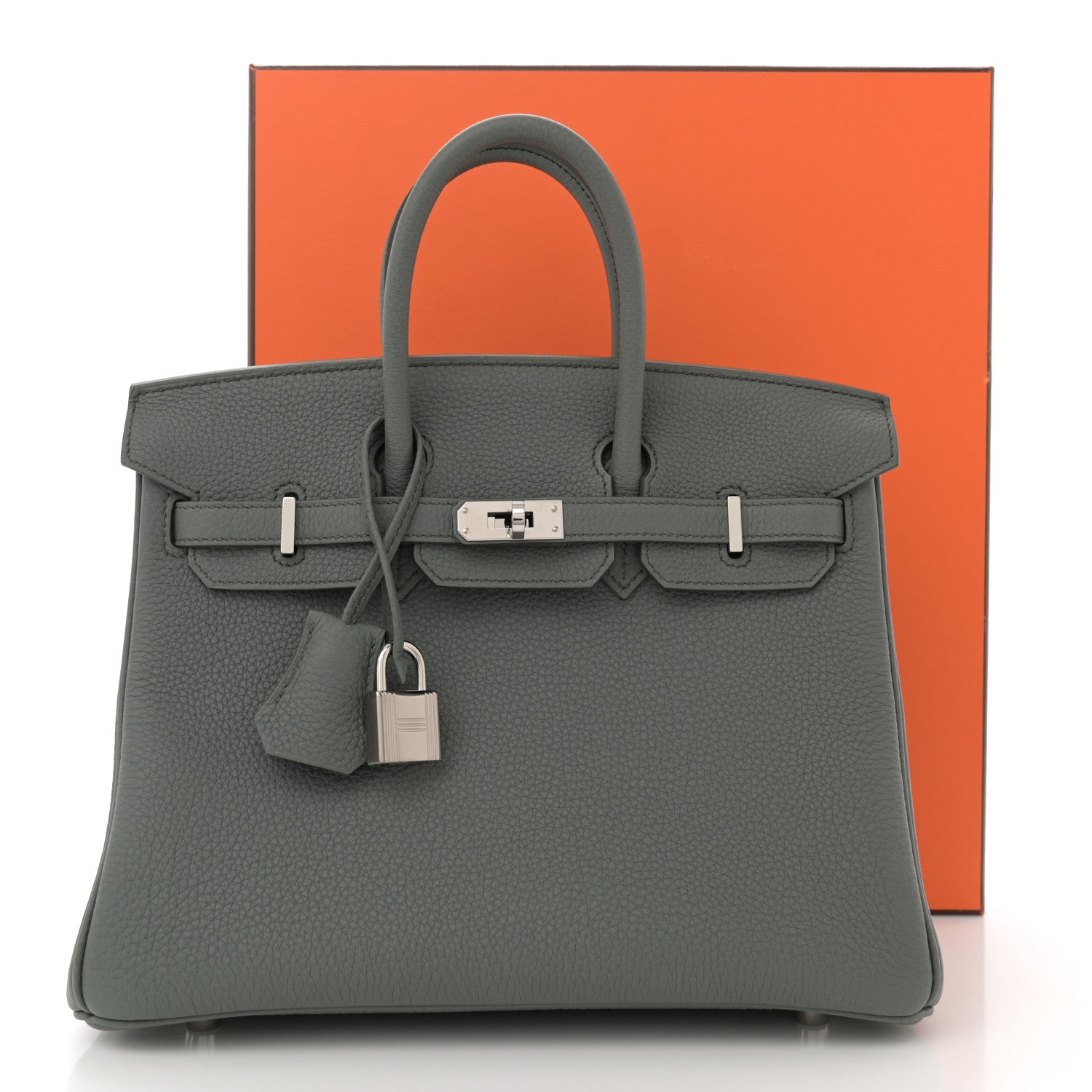 Hermes Togo Birkin 25 Vert Amande 11 of 11