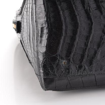 Nancy Gonzalez Crocodile Top Handle Tote Black 20 of 25