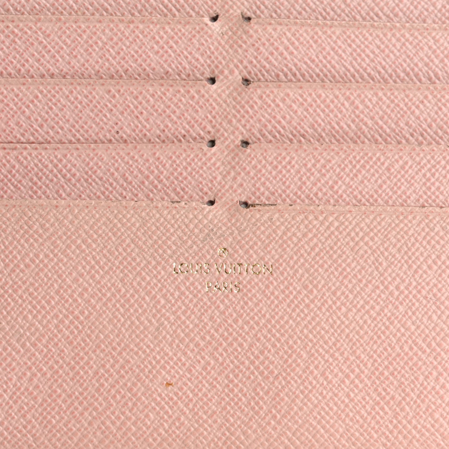 Calfskin Felicie Card Holder Insert Rose Ballerine