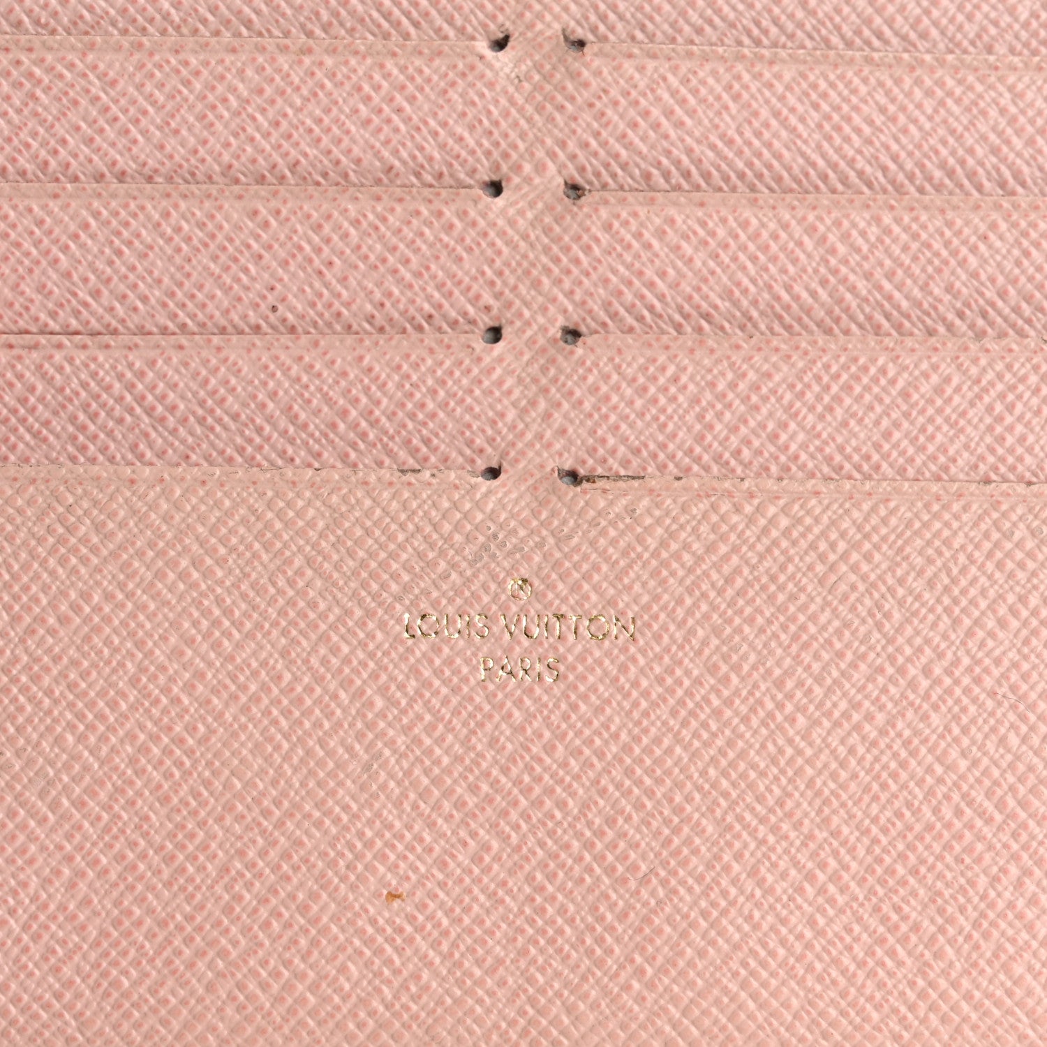 Louis Vuitton Calfskin Felicie Card Holder Insert Rose Ballerine 6 of 8