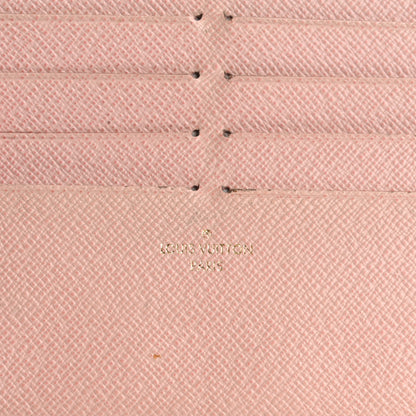 Louis Vuitton Calfskin Felicie Card Holder Insert Rose Ballerine 6 of 8