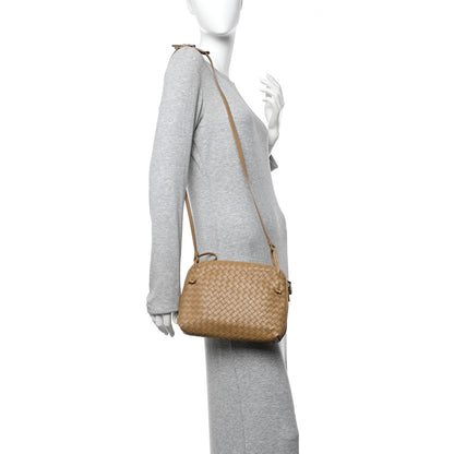Bottega Veneta Nappa Intrecciato Nodini Crossbody Messenger Camel 2 of 12