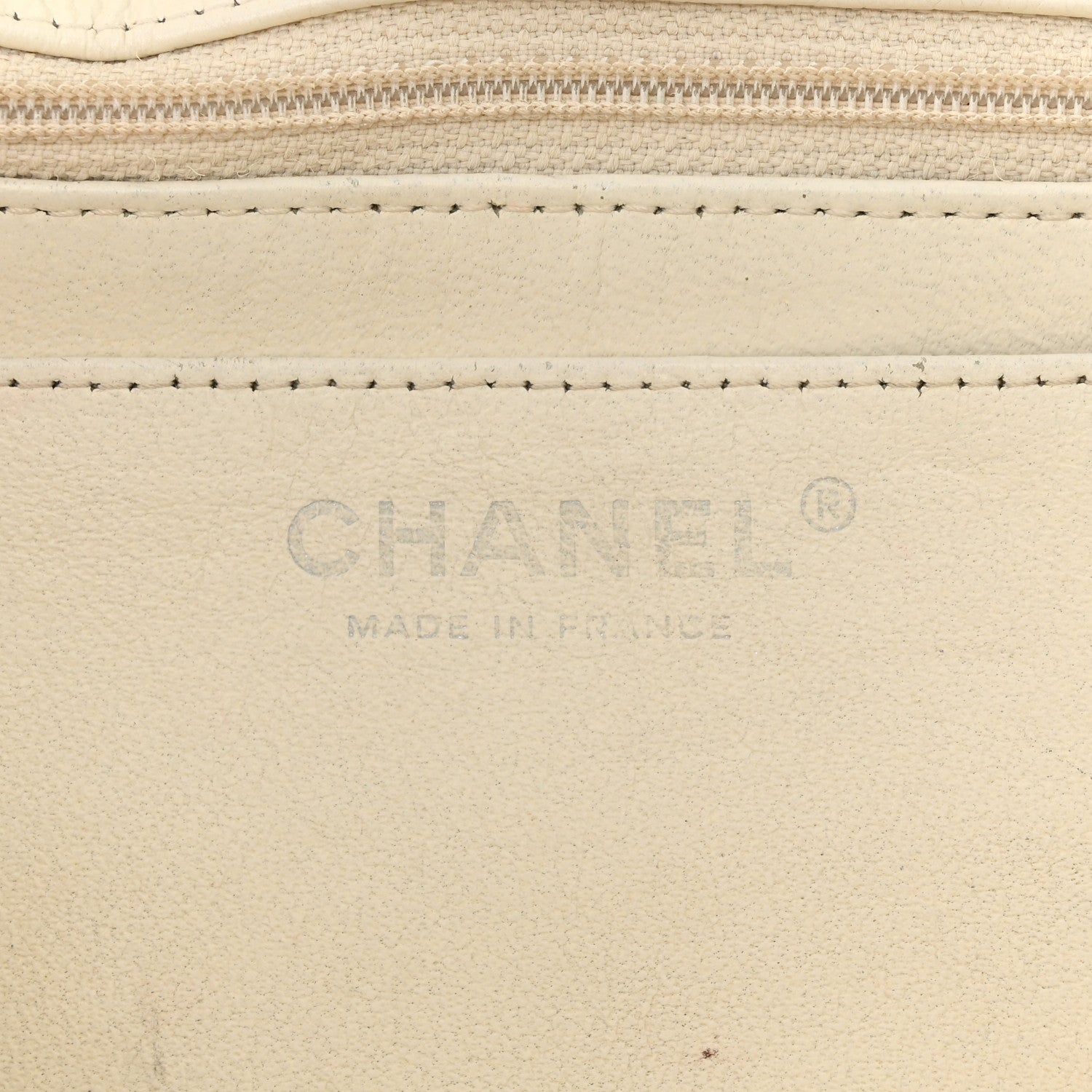 Chanel Caviar Quilted Jumbo Single Flap White 6 of 15