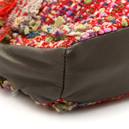Chanel Tweed Lambskin Large Girl Bag Multicolor Khaki 8 of 10