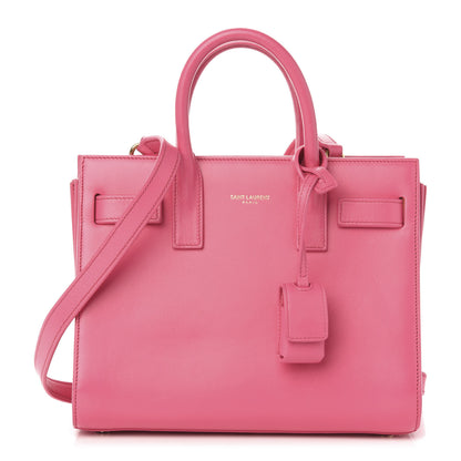 Saint Laurent Calfskin Nano Sac De Jour Rose Clair 1 of 9