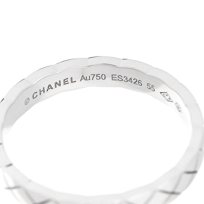 Chanel 18K White Gold Mini Coco Crush Ring 55 7.25 4 of 4