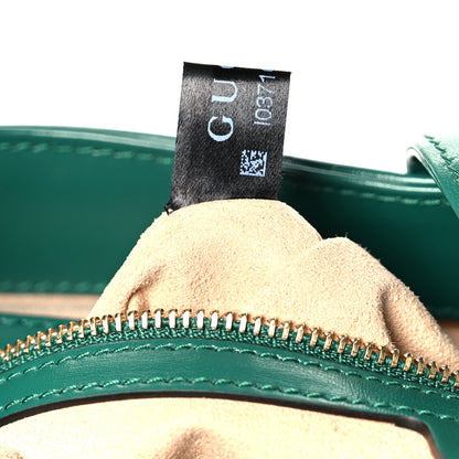 Gucci Boarded Dyana Lux Calfskin Small Jackie 1961 Hobo Emerald 8 of 11