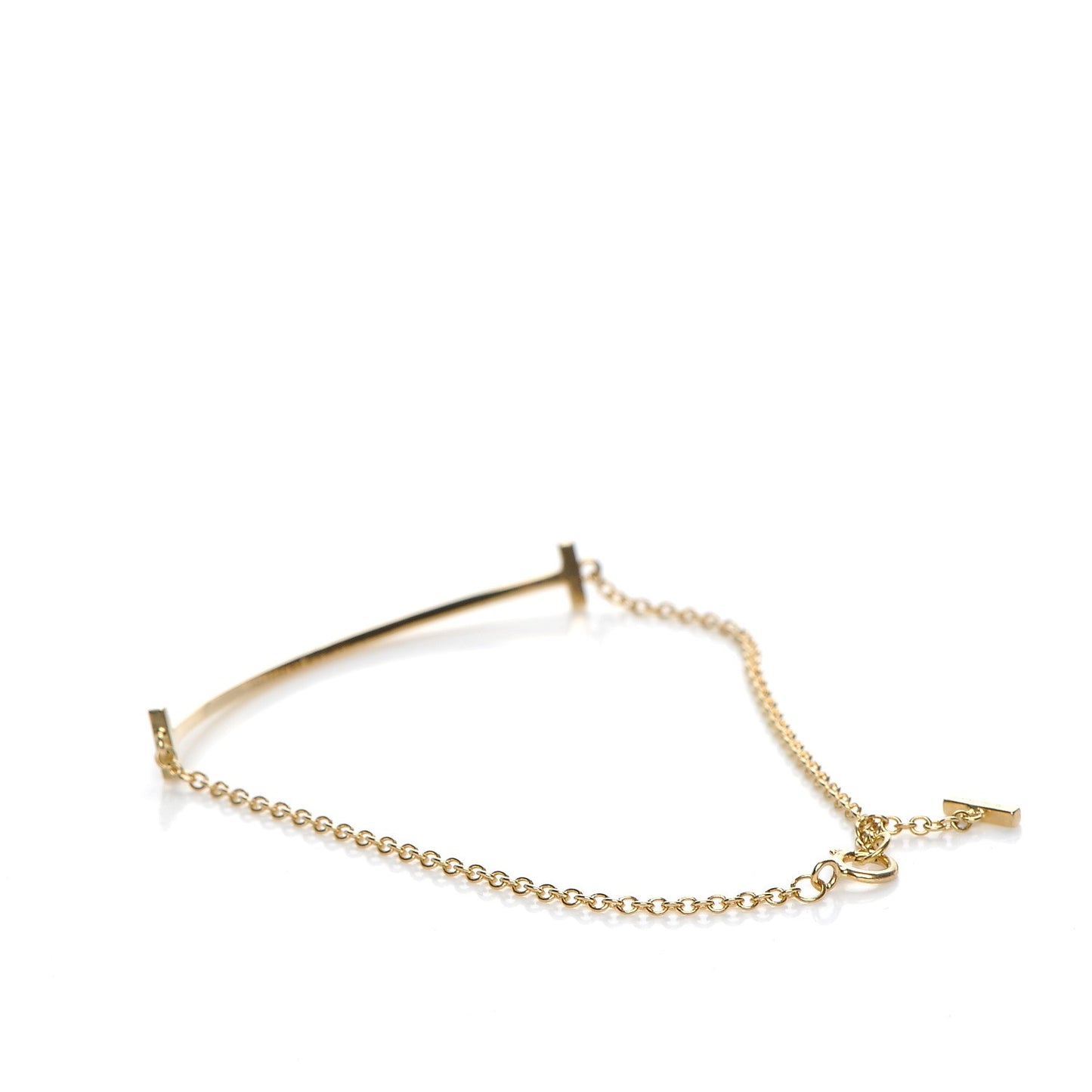 18K Yellow Gold T Smile Bracelet