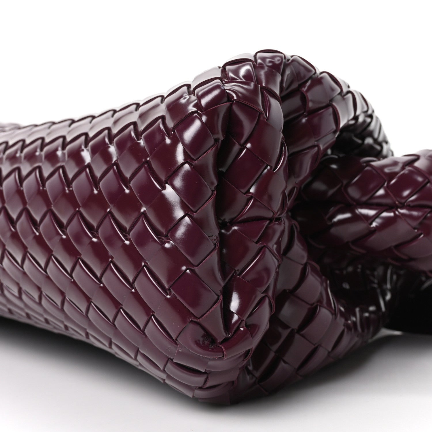 Bottega Veneta Polished Nappa Intrecciato Small Padded The Handle Tote Mystic 9 of 9