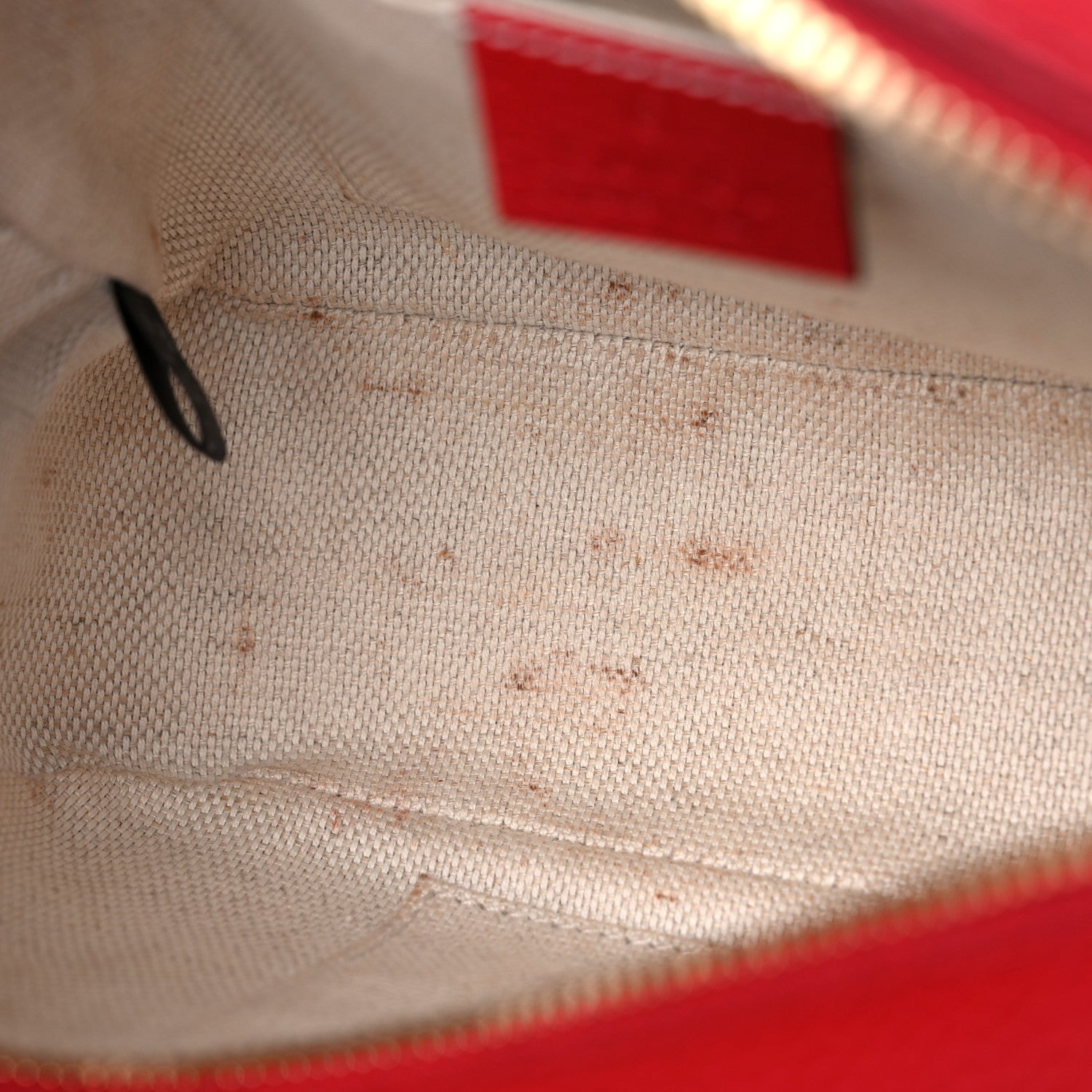 Gucci Pebbled Calfskin Small Soho Disco Bag Tabasco Red 13 of 17