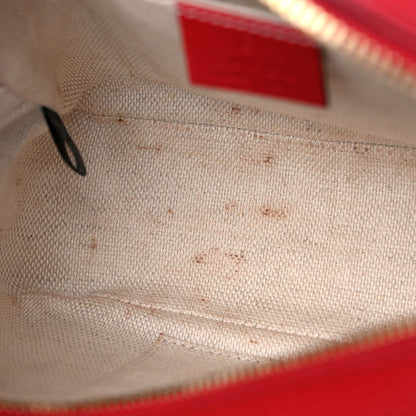 Gucci Pebbled Calfskin Small Soho Disco Bag Tabasco Red 13 of 17