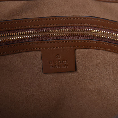 Gucci GG Supreme Monogram Medium Padlock Tote Beige Cuir 9 of 9