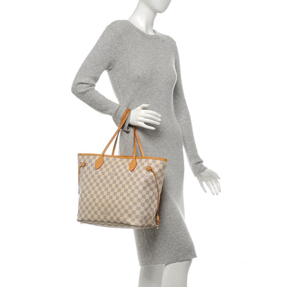 Louis Vuitton Damier Azur Neverfull MM 2 of 7