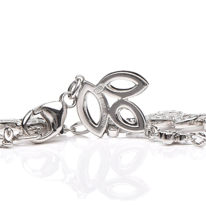 Harry Winston Platinum Diamond Lily Cluster Bracelet 4 of 6