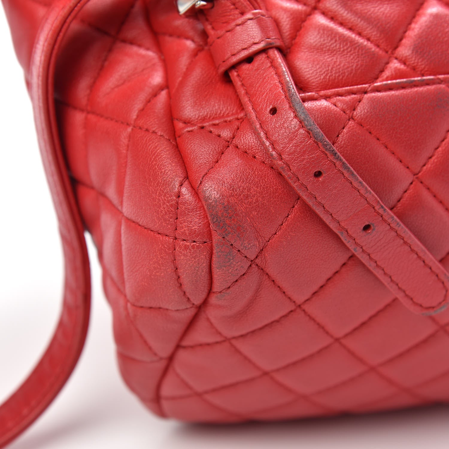Chanel Lambskin Quilted Large Urban Spirit Backpack Red 15 of 17