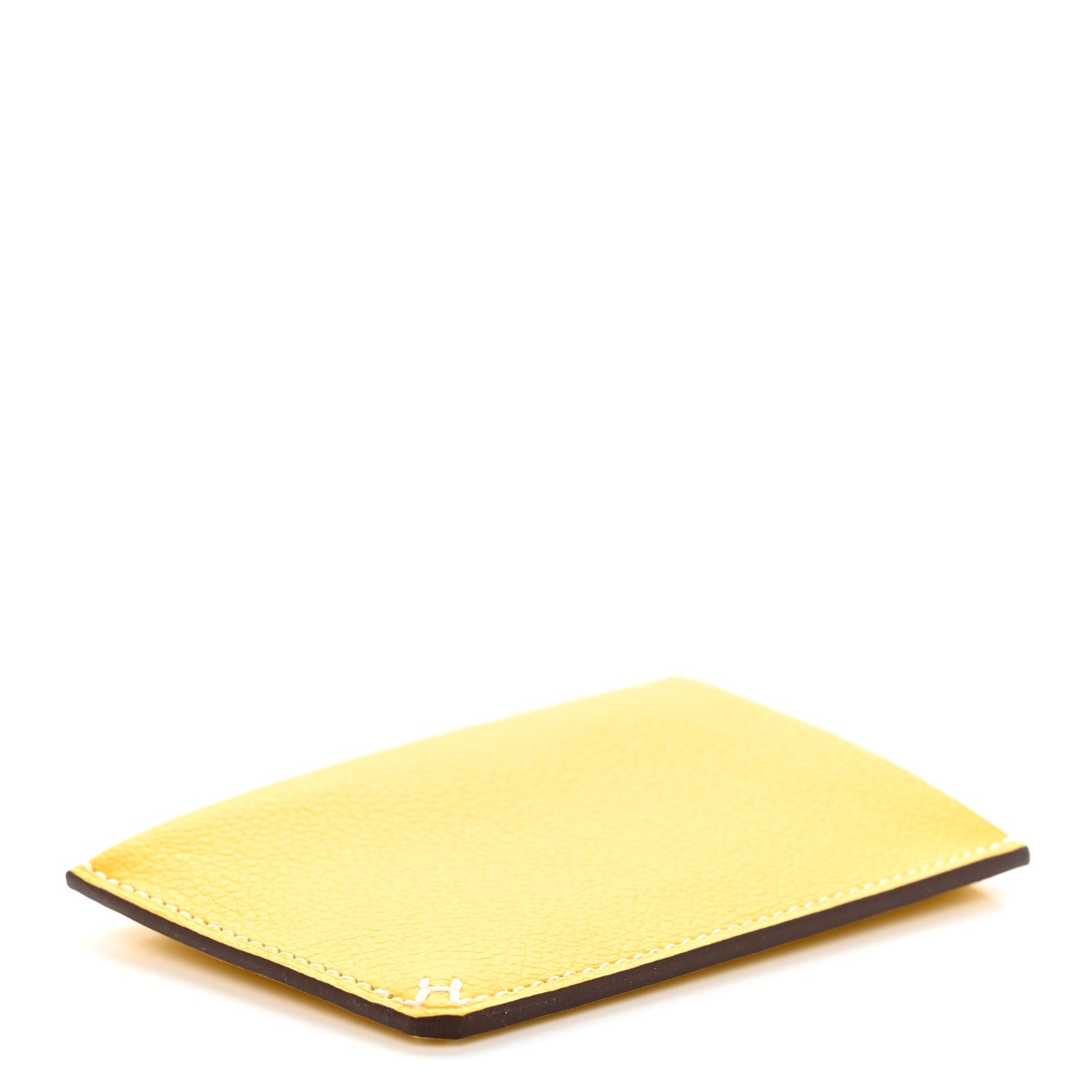 Evercolor Sellier Card Holder Jaune Ambre