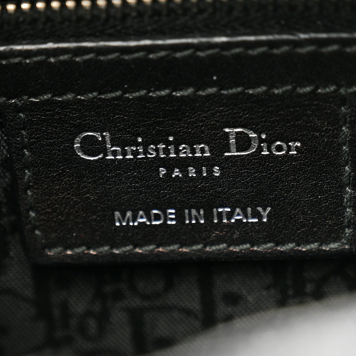 Lambskin Cannage Bow Medium Lady Dior Black
