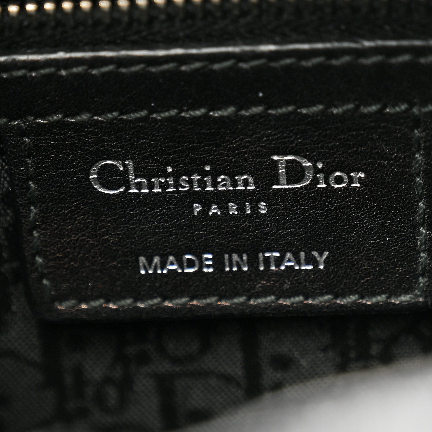Christian Dior Lambskin Cannage Bow Medium Lady Dior Black 6 of 14