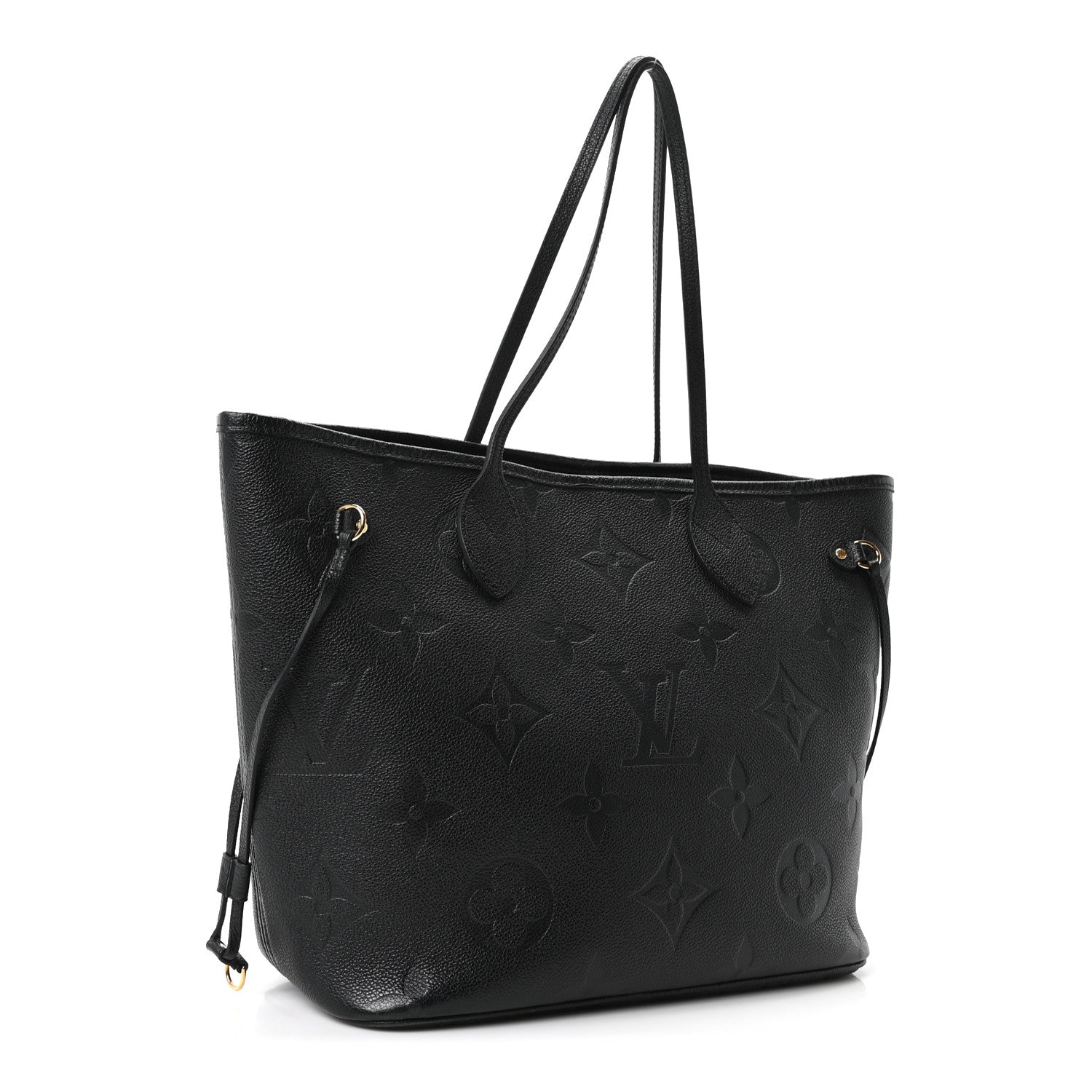 Louis Vuitton Empreinte Monogram Giant Neverfull MM Black 4 of 10