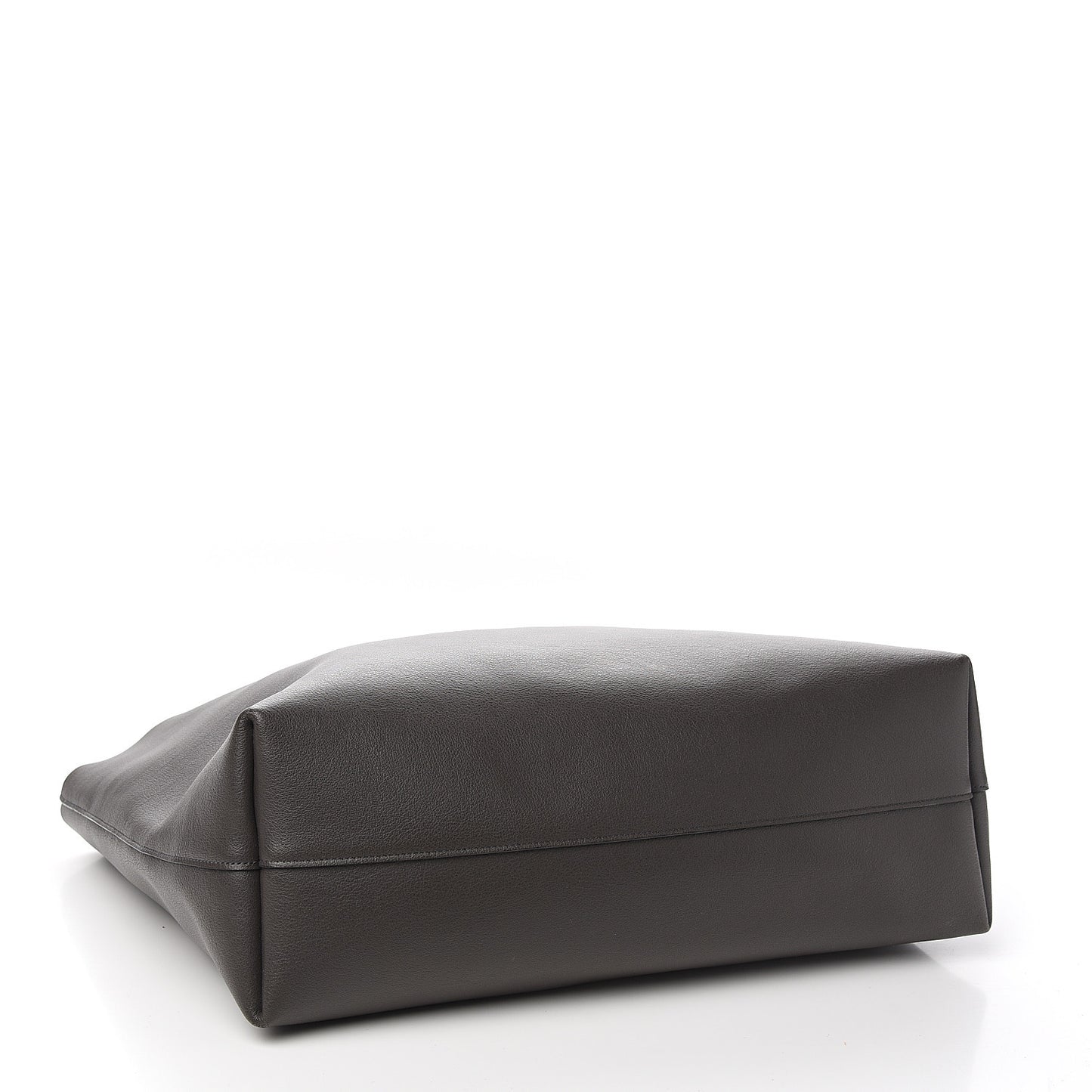 Calfskin Large Shopping Tote Dark Grey