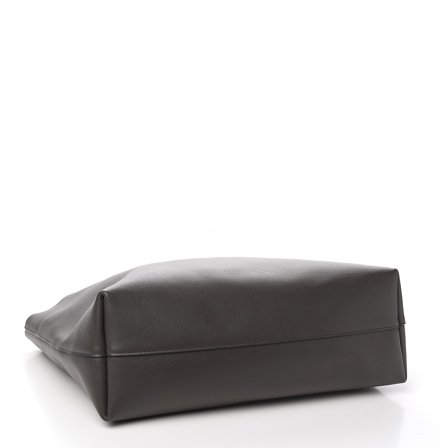 Saint Laurent Calfskin Large Shopping Tote Dark Grey 4 of 10