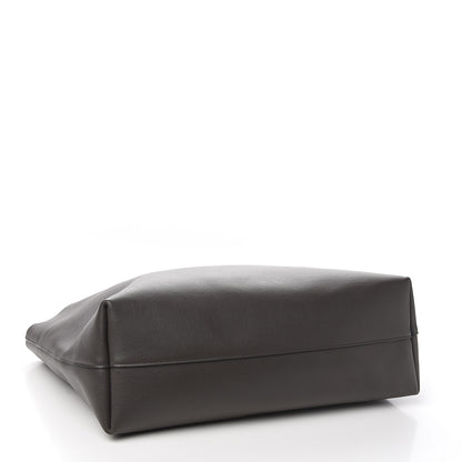 Saint Laurent Calfskin Large Shopping Tote Dark Grey 4 of 10