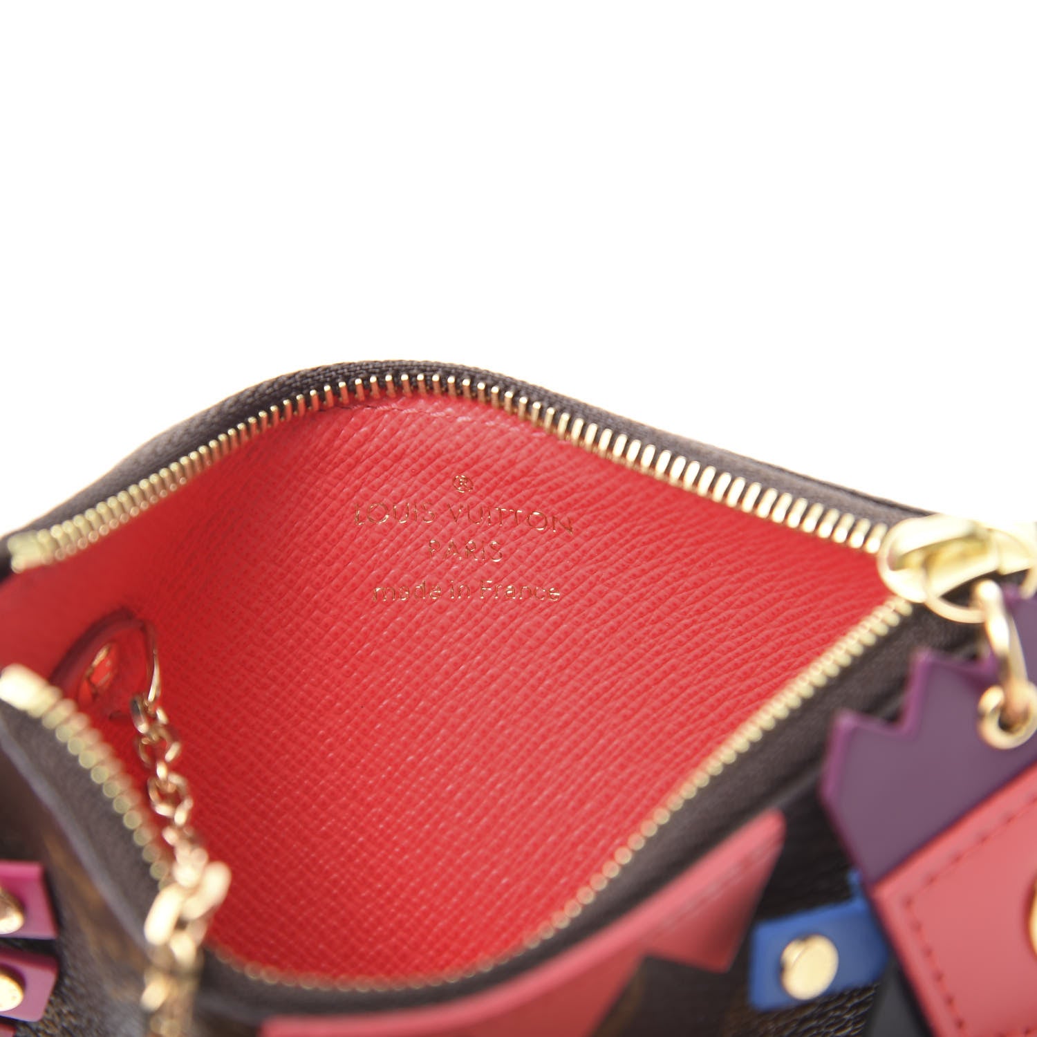 Louis Vuitton Monogram Totem Key Pouch Flamingo 6 of 7
