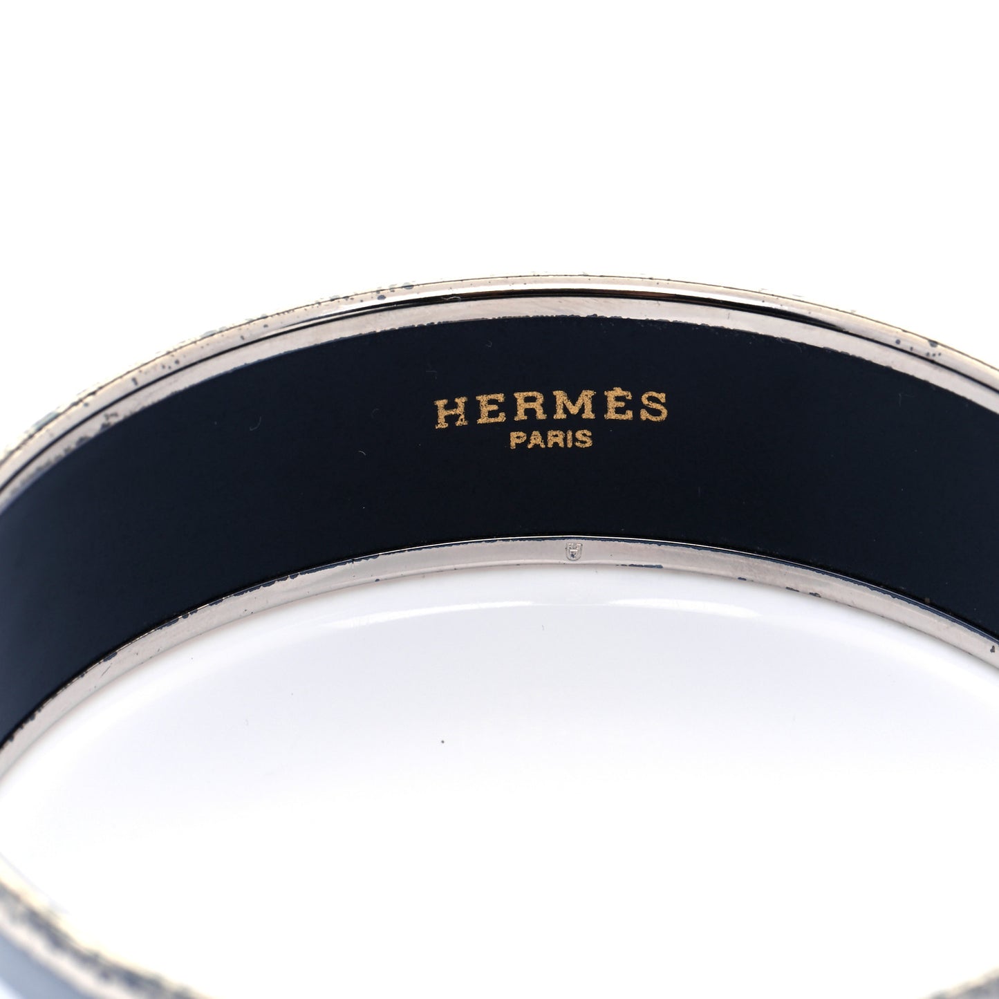 Enamel Wide Printed Capitales Bracelet 65
