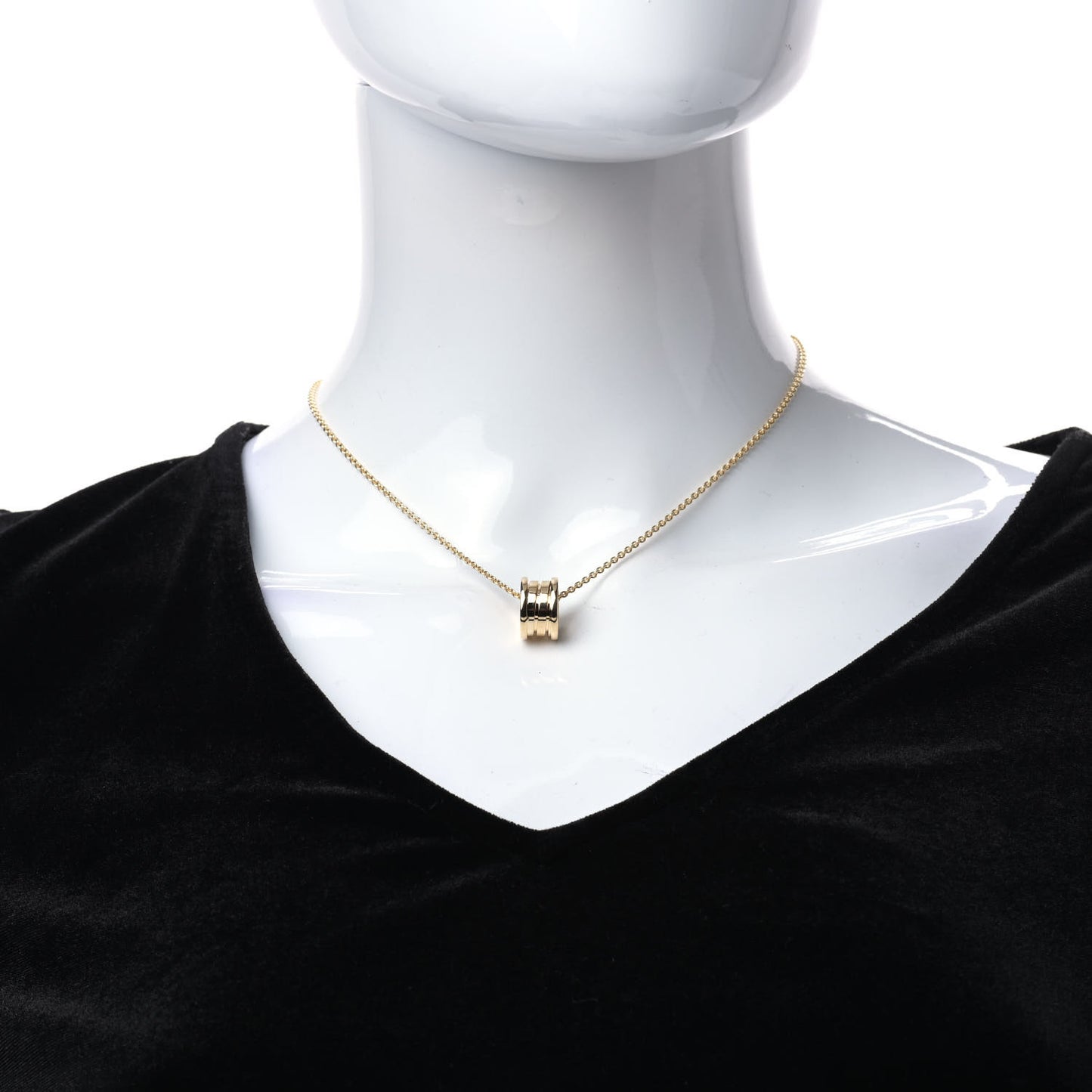 18K Yellow Gold B.Zero1 Pendant Necklace