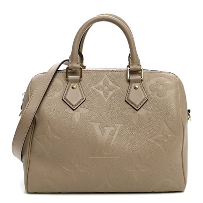 Louis Vuitton Empreinte Monogram Giant Speedy Bandouliere 25 Tourterelle 1 of 9