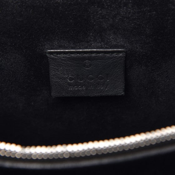 GG Supreme Monogram Small Dionysus Shoulder Bag Black