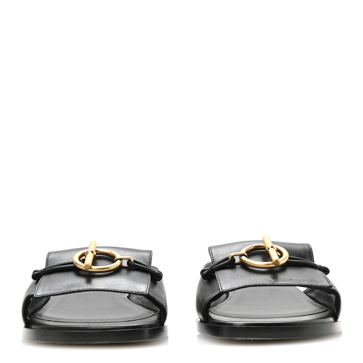 Calfskin Womens Isle Sandals 39 Black