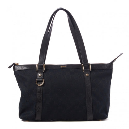 Gucci Monogram Medium Abbey Tote Black 1 of 8