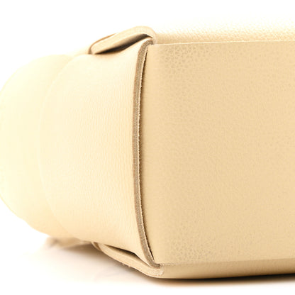 Bottega Veneta Grained Calfskin Maxi Intrecciato Mini Arco Tote Porridge 17 of 19