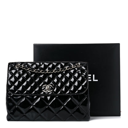 Chanel Vinyl Quilted In the Business Flap Bag Black 16 of 16