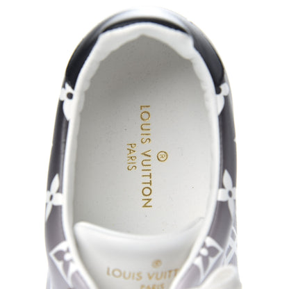 Louis Vuitton Calfskin Monogram Frontrow Sneakers 38 White Black 6 of 9