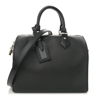 Louis Vuitton Epi Speedy Bandouliere 25 Black 1 of 13