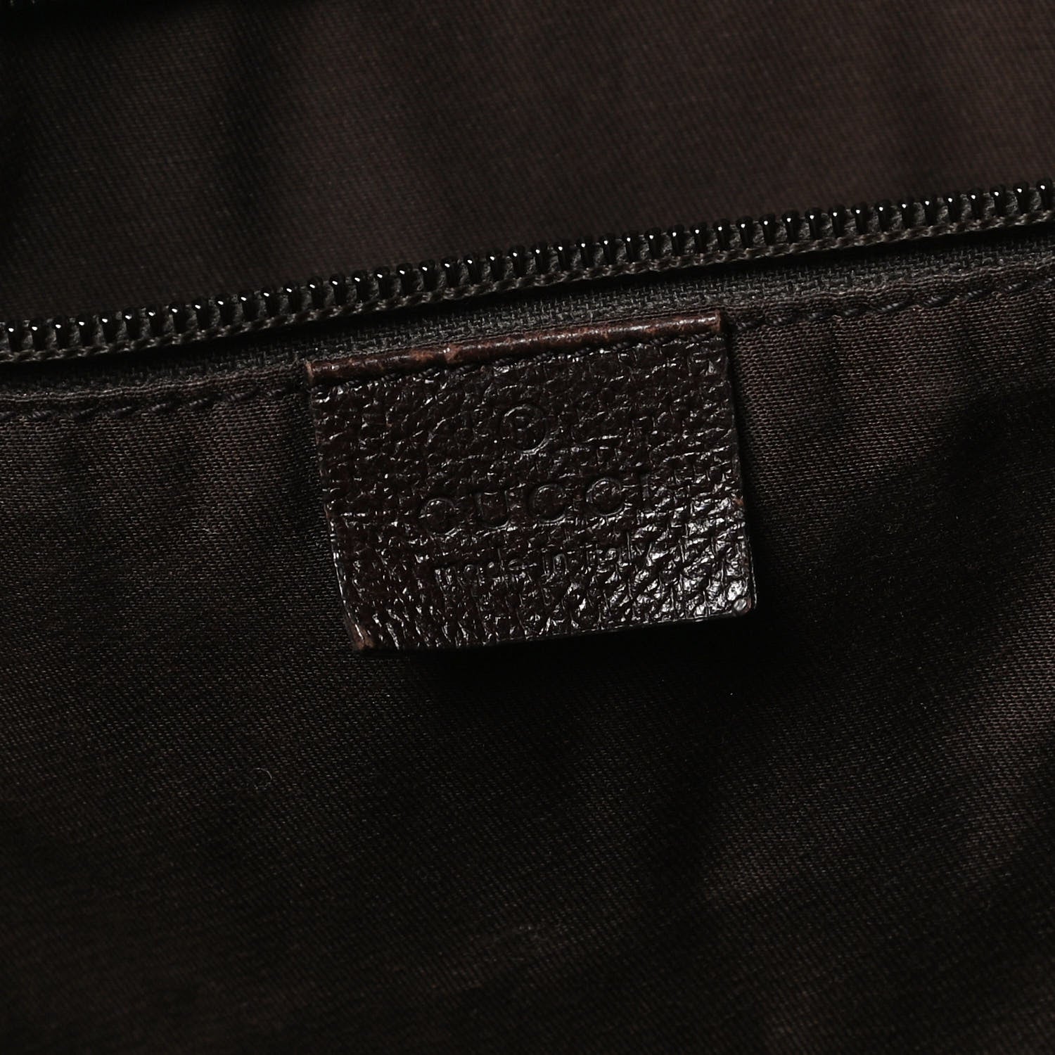 Gucci GG Monogram Large Web Handle Vertical Tote Dark Brown 5 of 14