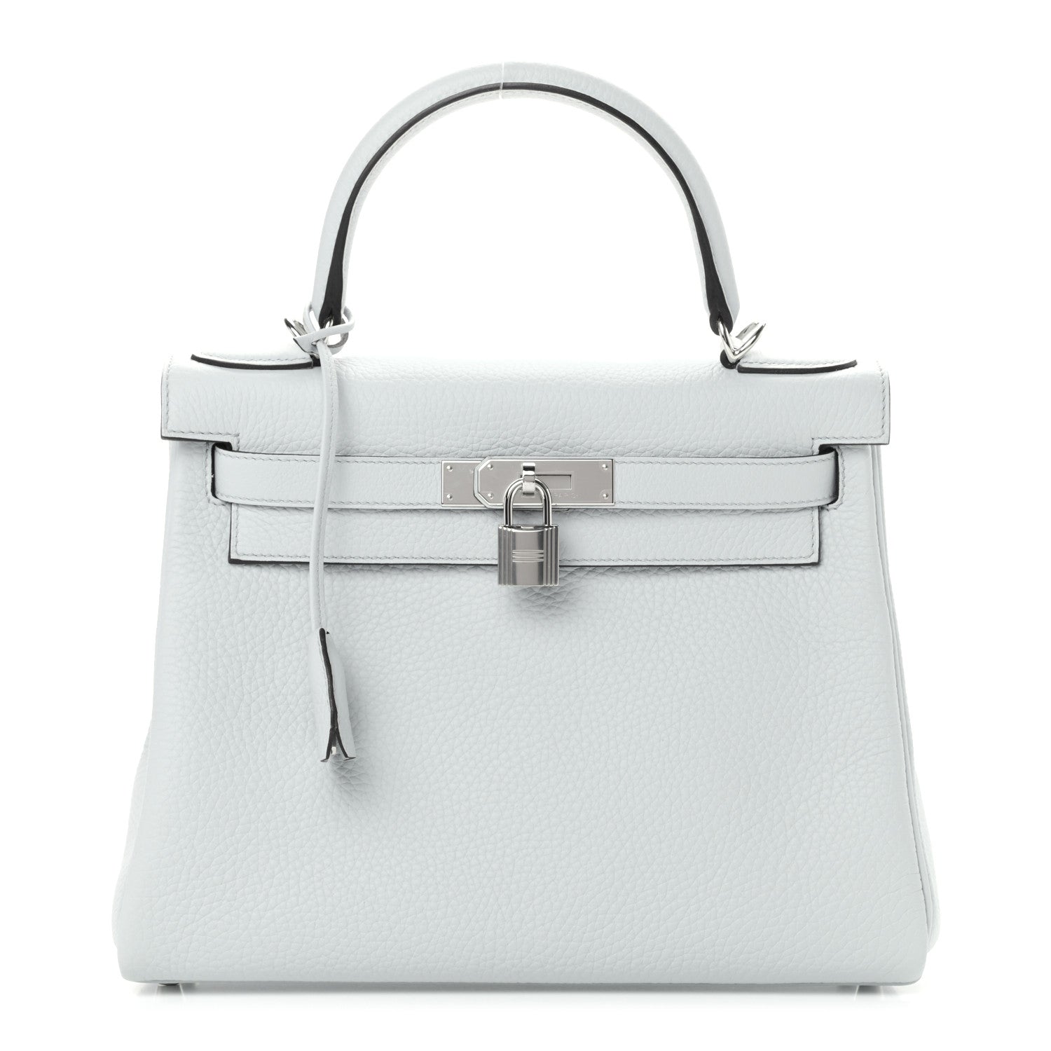 Hermes Togo Kelly Retourne 28 Bleu Pale 1 of 10