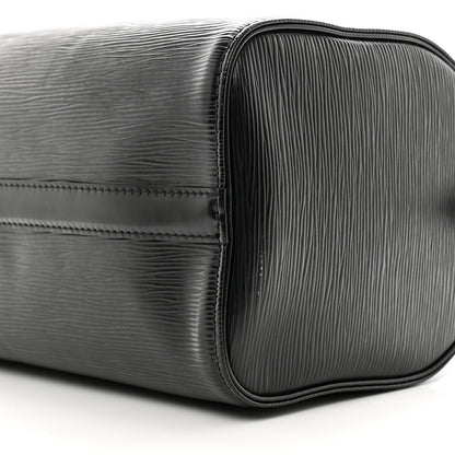 Louis Vuitton Epi Speedy 25 Black 10 of 14