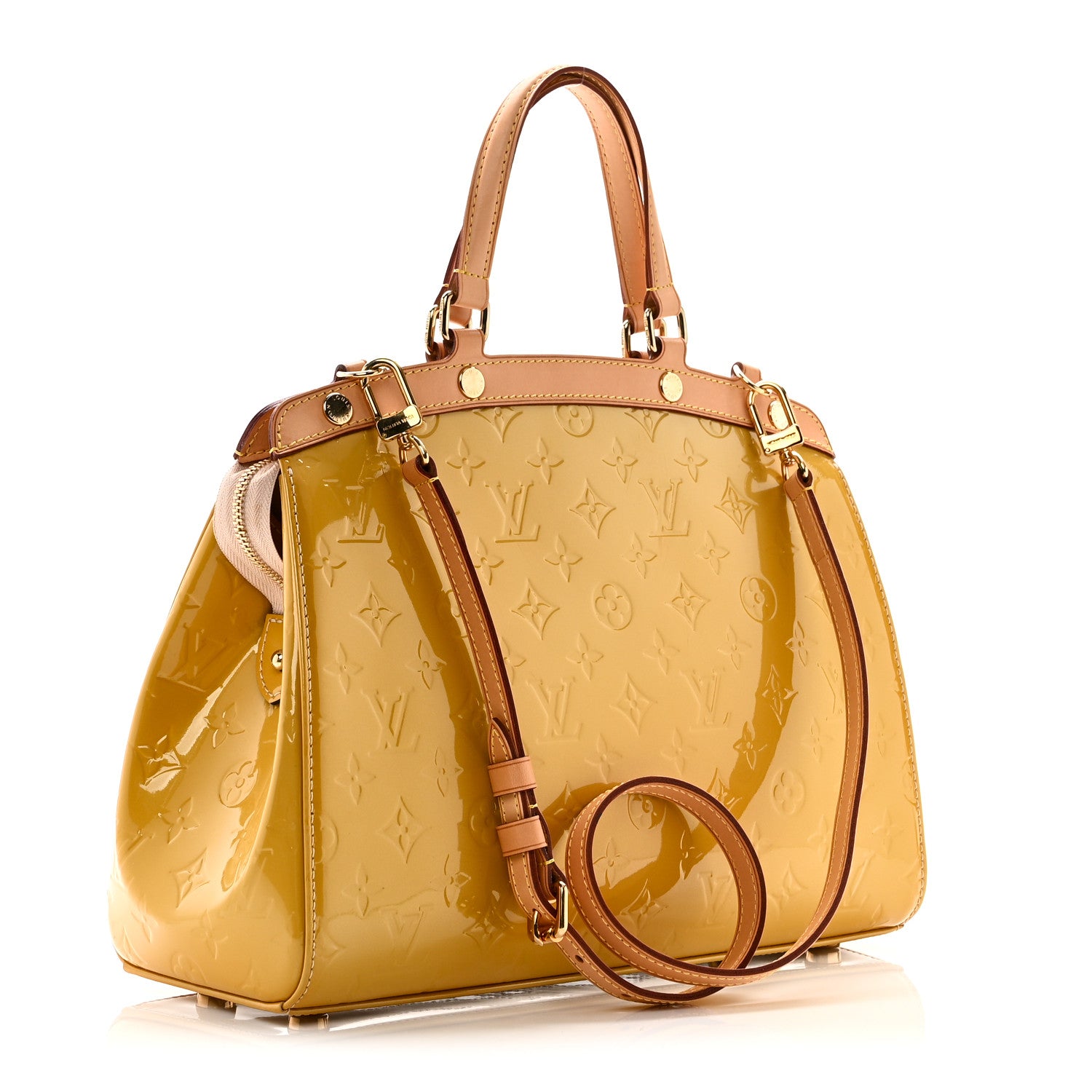 Louis Vuitton Vernis Brea MM Jaune Passion 3 of 9