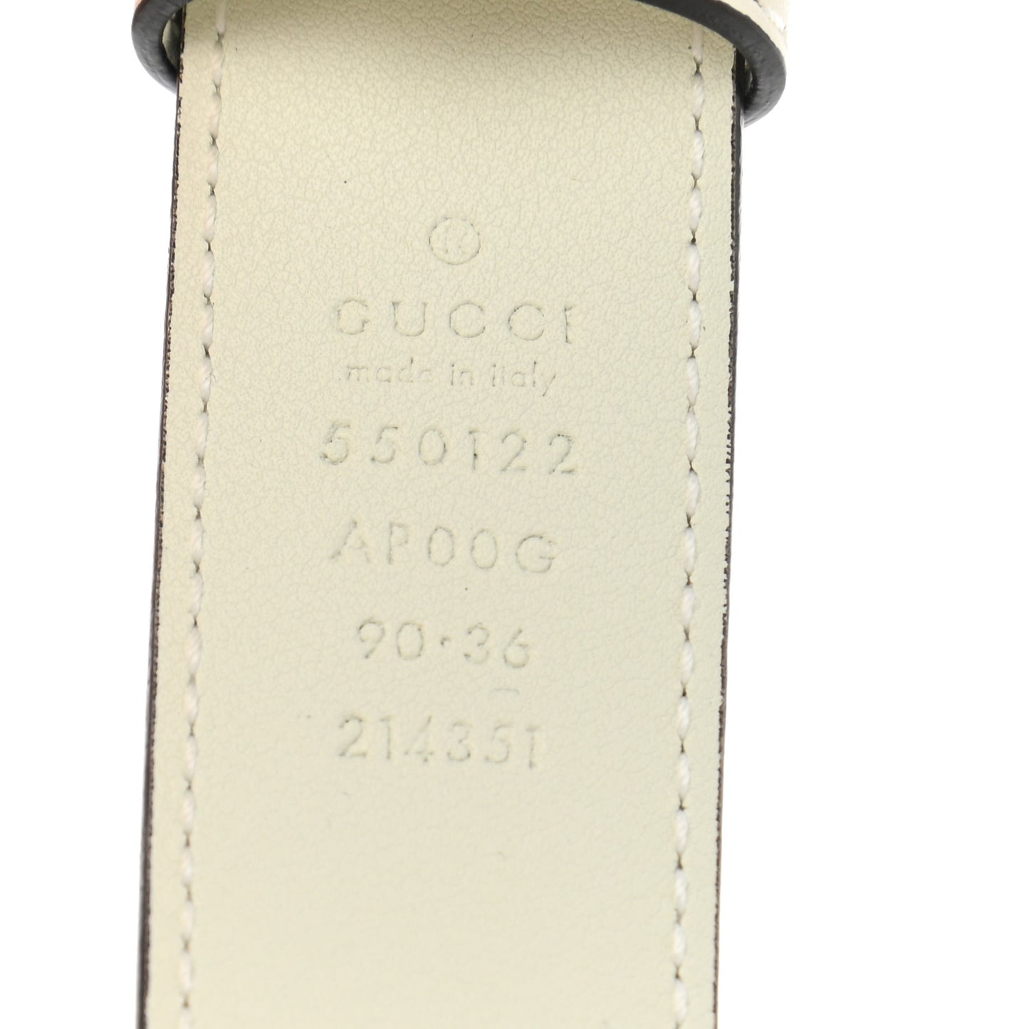 Moon Calfskin Zumi 30mm Belt 90 36 Off White