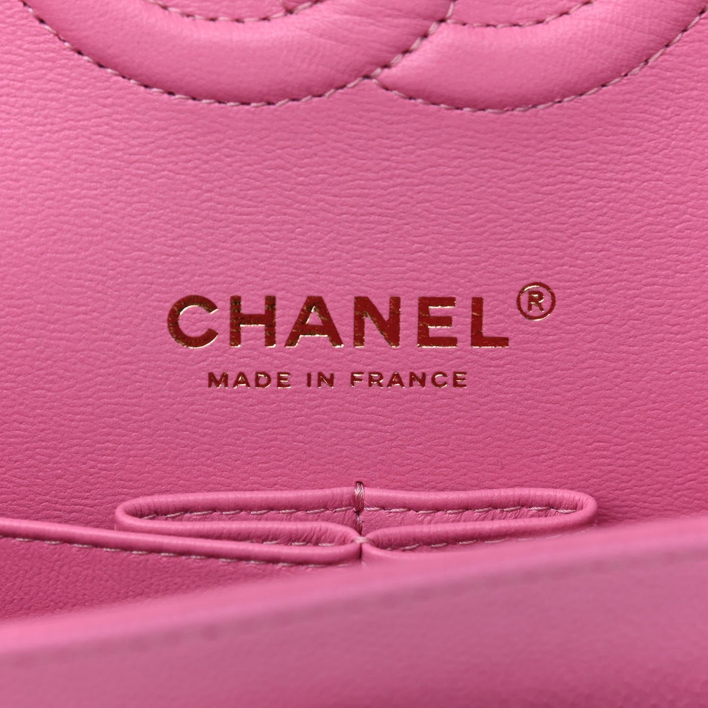 Caviar Quilted Medium Double Flap Pink