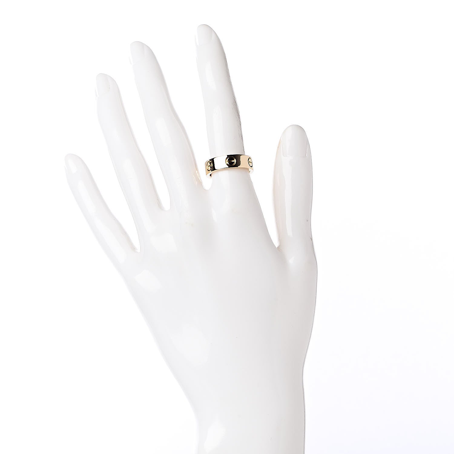 Cartier 18K Yellow Gold 5.5mm LOVE Ring 51 5.75 2 of 5