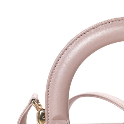 Christian Dior Pearly Lambskin Cannage Medium Lady Dior Lotus 15 of 16