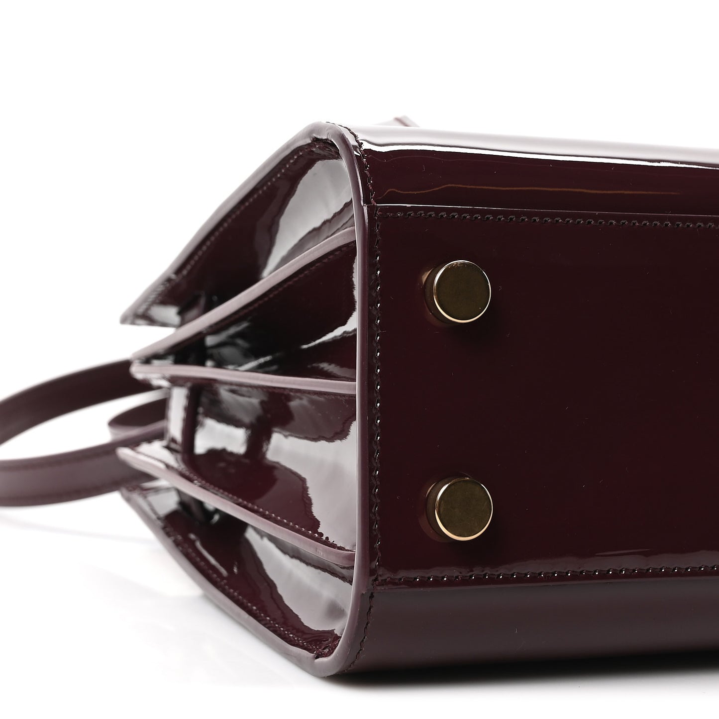 Patent Nano Sac de Jour Dark Red Wine